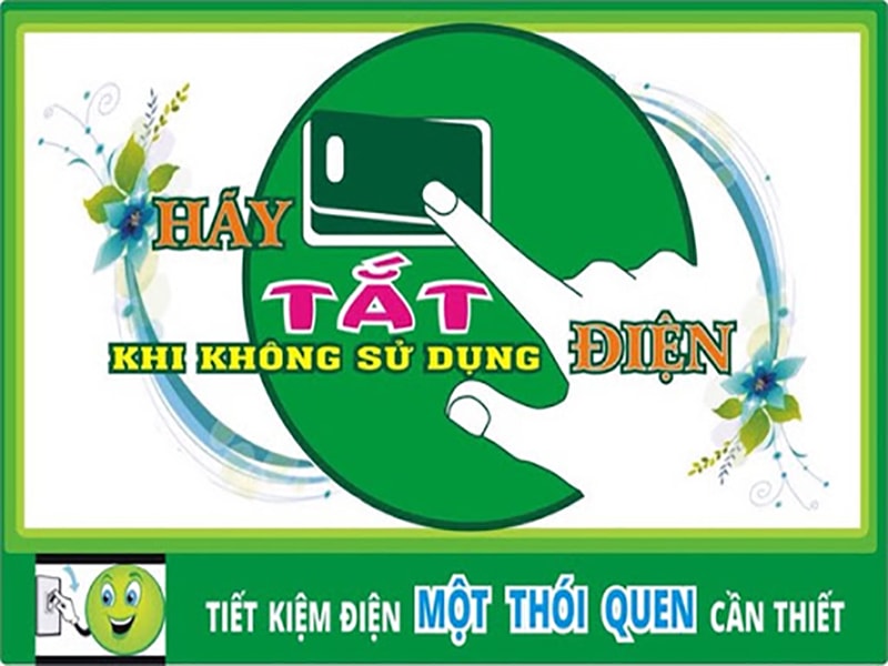 THỰC HÀNH TIẾT KIỆM ĐIỆN TRONG MÙA KHÔ VÀ CẢ NĂM 2023