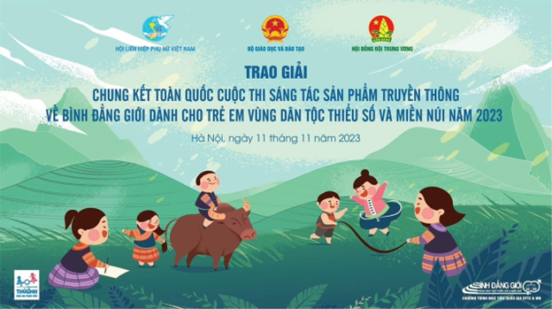 Tỉnh An Giang có 01 tác phẩm vào vòng Chung kết toàn quốc Cuộc thi sáng tác sản phẩm truyền thông về bình đẳng giới dành cho trẻ em vùng dân tộc thiểu số và miền núi năm 2023