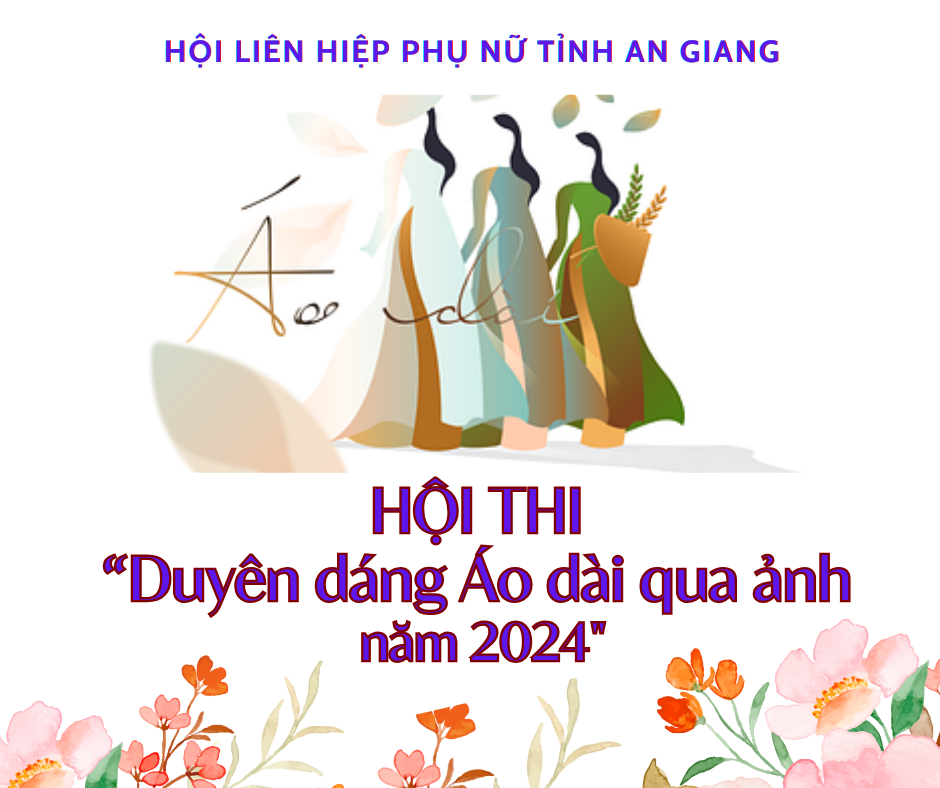 Poster Hội thi Duyên dáng Áo dài qua ảnh năm 2024