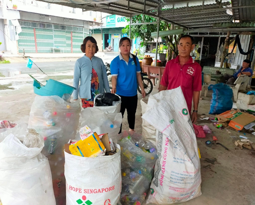 Gương cán bộ Hội tích cực tham gia các hoạt động xã hội từ thiện trên địa bàn xã Bình Mỹ, huyện Châu Phú