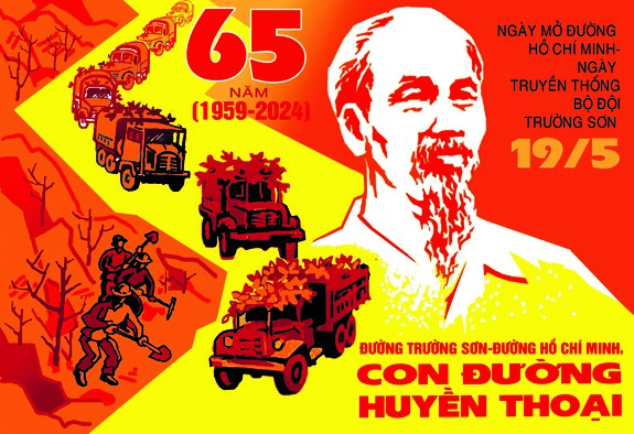 Đề cương tuyên truyền kỷ niệm 65 năm Ngày mở đường Hồ Chí Minh – Ngày truyền thống Bộ đội Trường Sơn (19/5/1959 – 19/5/2024)