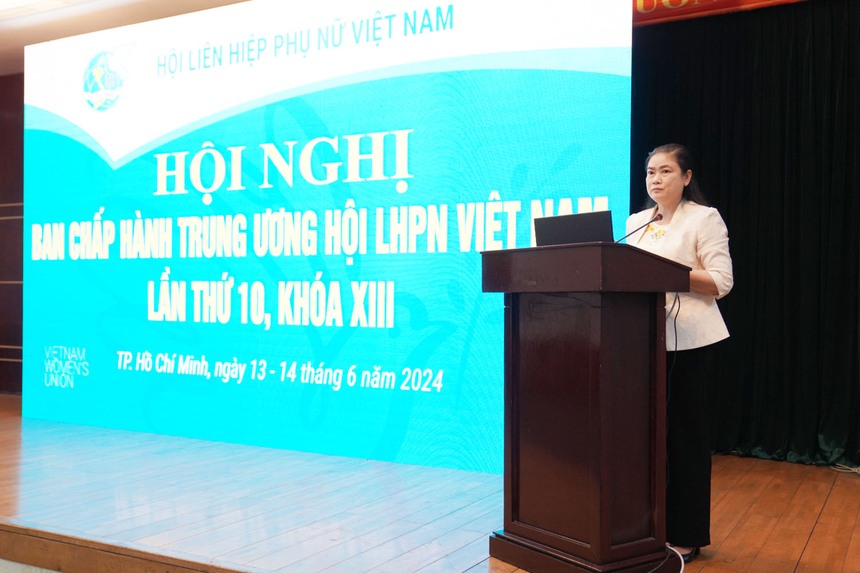 Bế mạc Hội nghị lần thứ 10 Ban Chấp hành TƯ Hội LHPN Việt Nam khóa XIII- Ảnh 1.