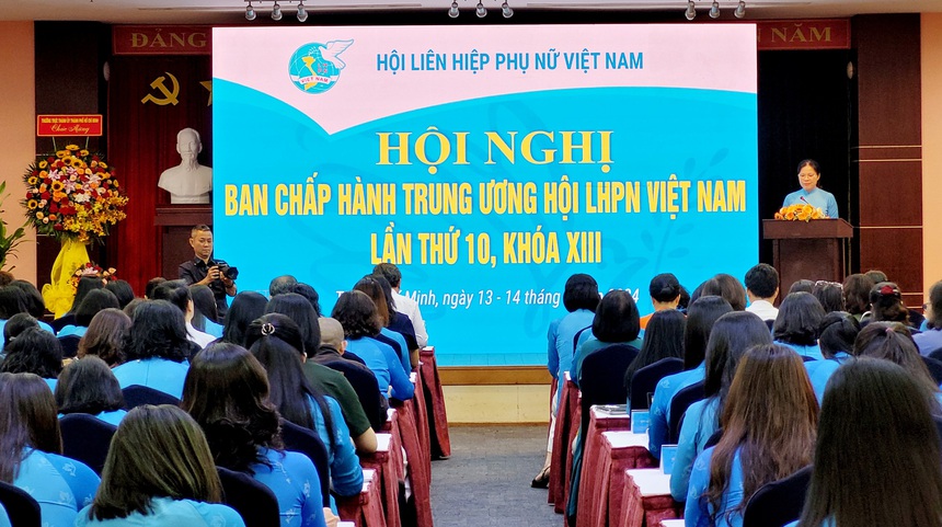 Khai mạc Hội nghị lần thứ 10 Ban Chấp hành Trung ương Hội LHPN Việt Nam khóa XIII- Ảnh 1.