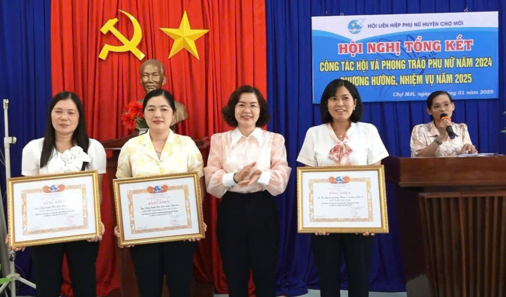 Hội nghị tổng kết công tác Hội và phong trào Phụ nữ huyện Chợ Mới năm 2024