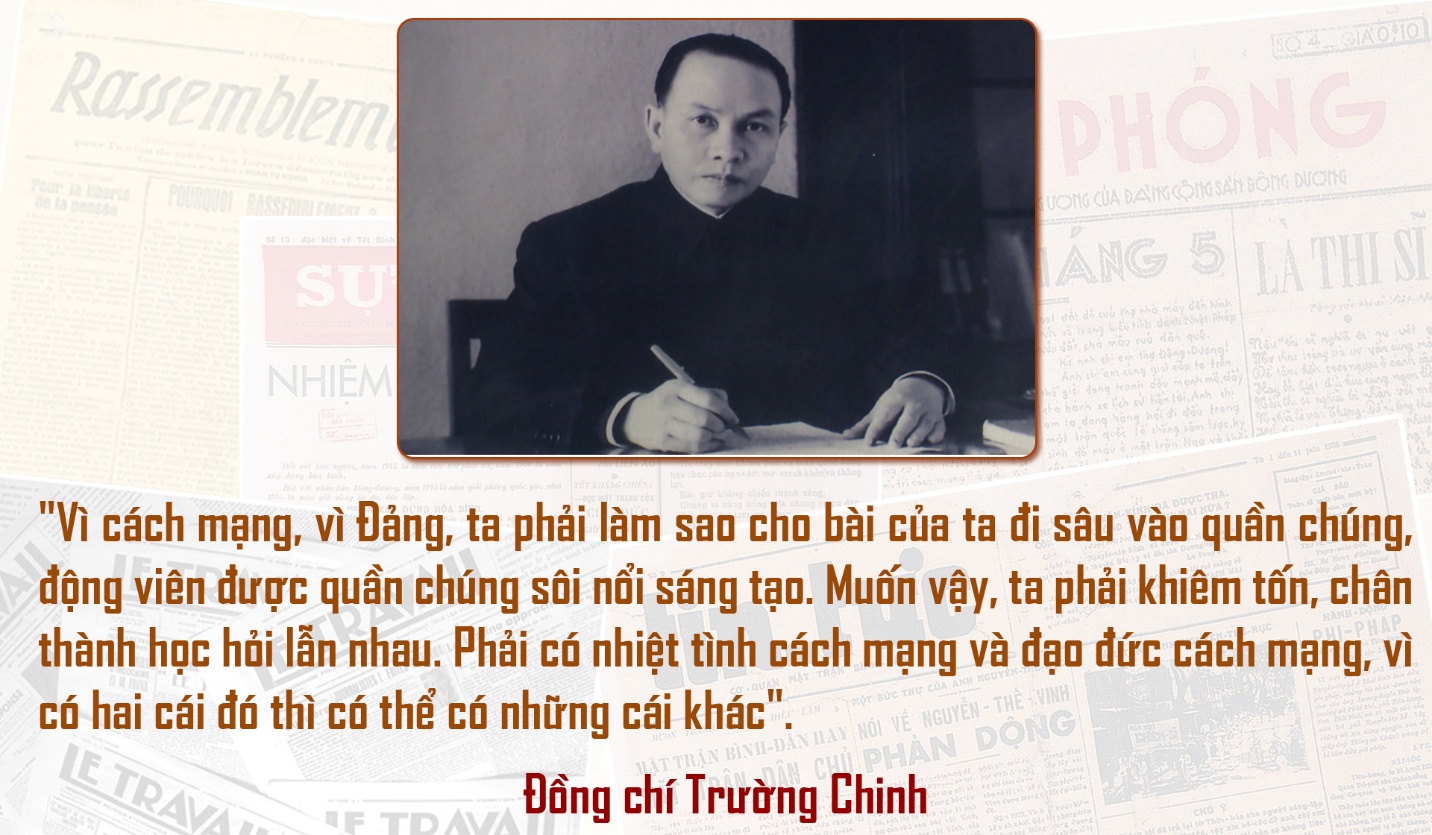 Nhà báo Trường Chinh: Cây cờ đỏ mãi của báo chí cách mạng Việt Nam