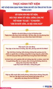 Xây dựng văn hóa tiết kiệm